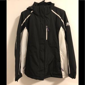 ZeroXPosur Women’s Ski Jacket Black White Purple